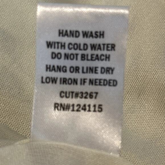 Elodie Size Large Floral Botanical Print Blue Cream Costal Tropical Shift Dress - Picture 7 of 8